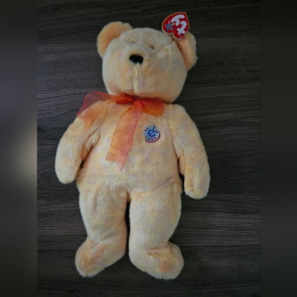 Ty beanie buddies Sunny soft plush bear 2000s retired e-bear - Picture 2 of 7